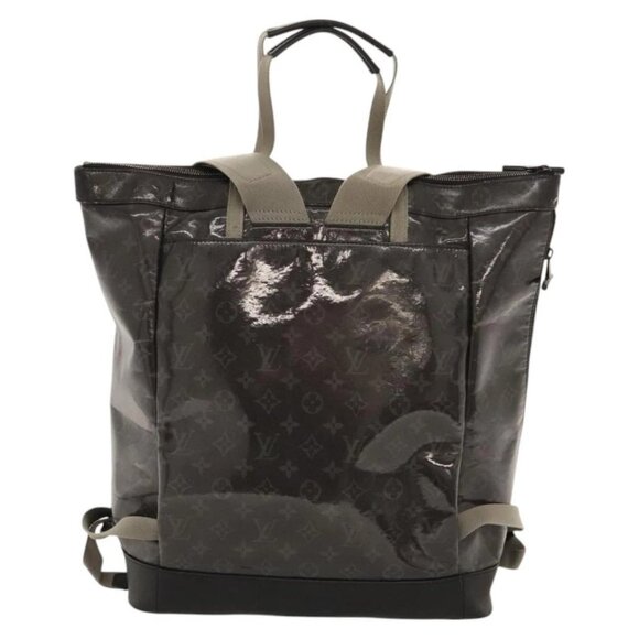 LOUIS VUITTON Monogram Eclipse Glaze Zipped Tote Backpack - Picture 2 of 16